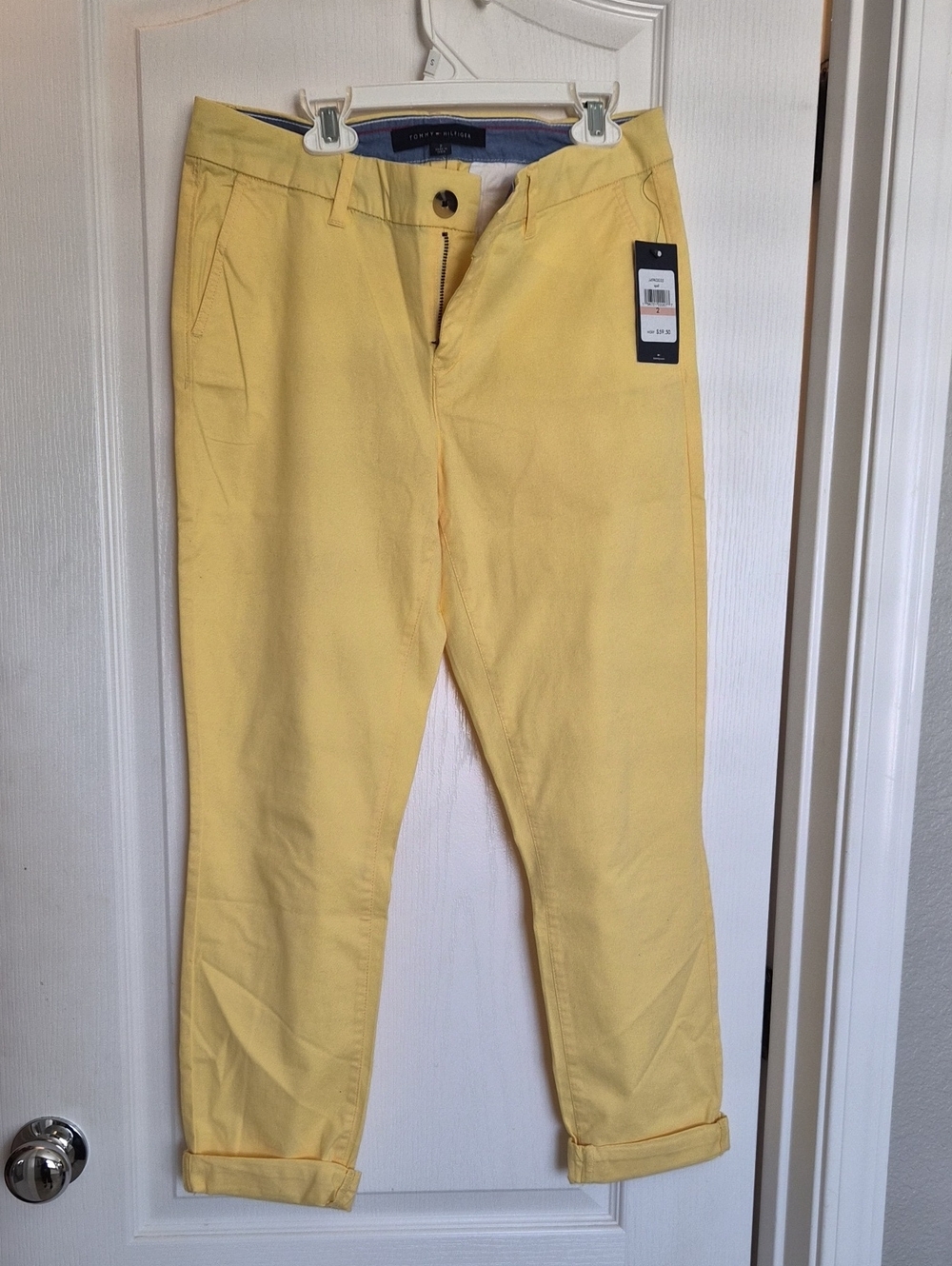 Tommy Hilfiger Yellow Women's Pants